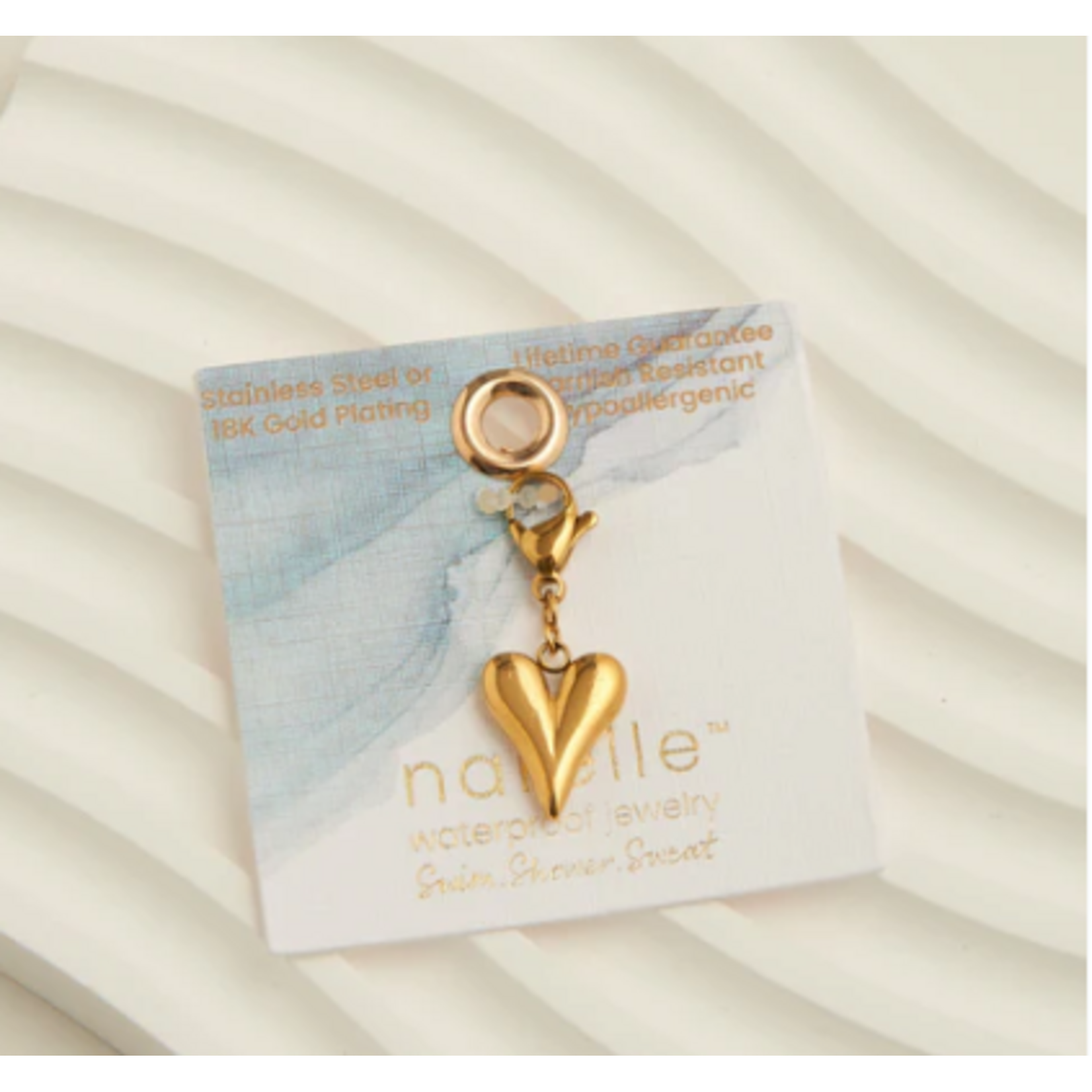 Howards Howard's Narelle Waterproof Heart Charm Gold