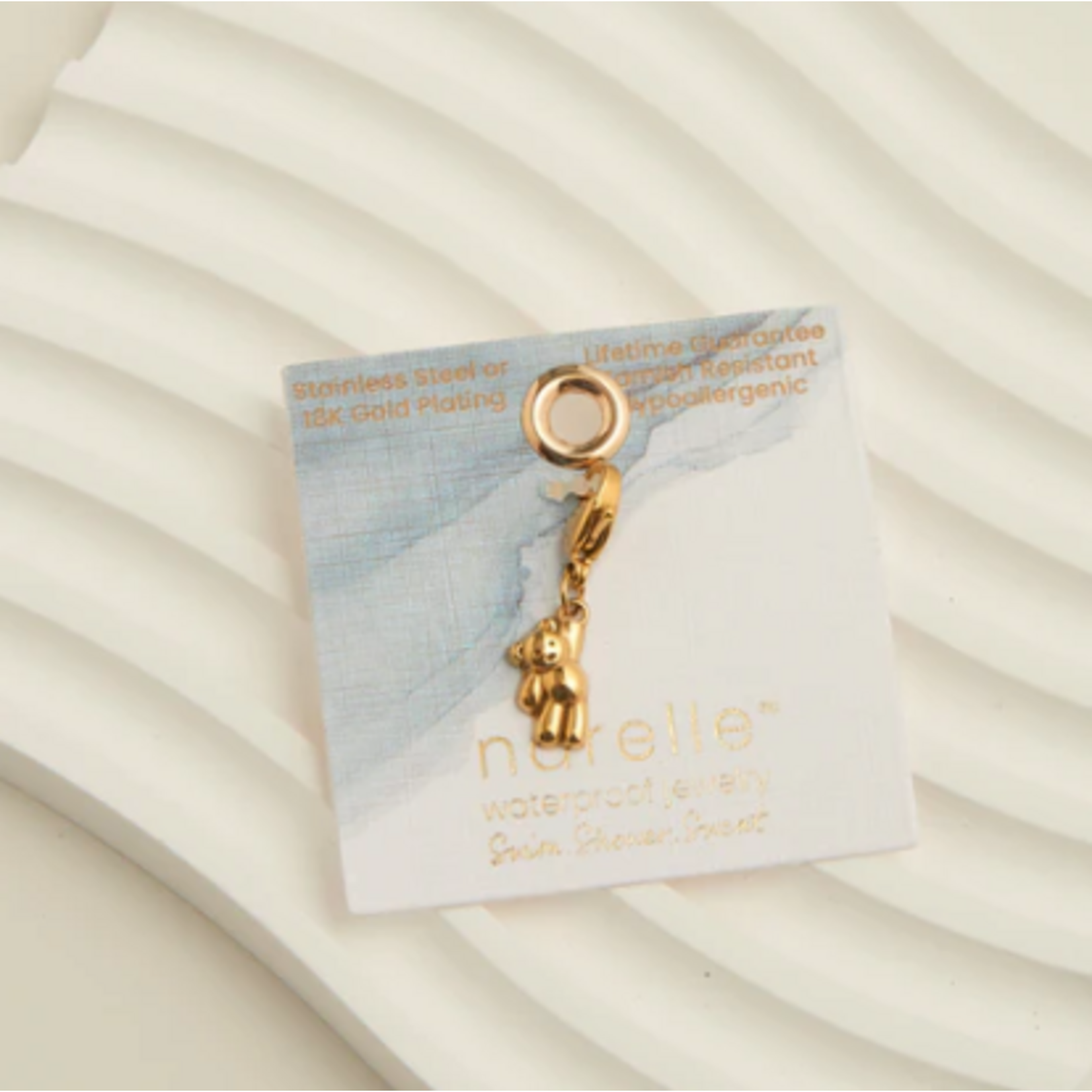 Howards Howard's Narelle Waterproof Teddy Bear Charm Gold