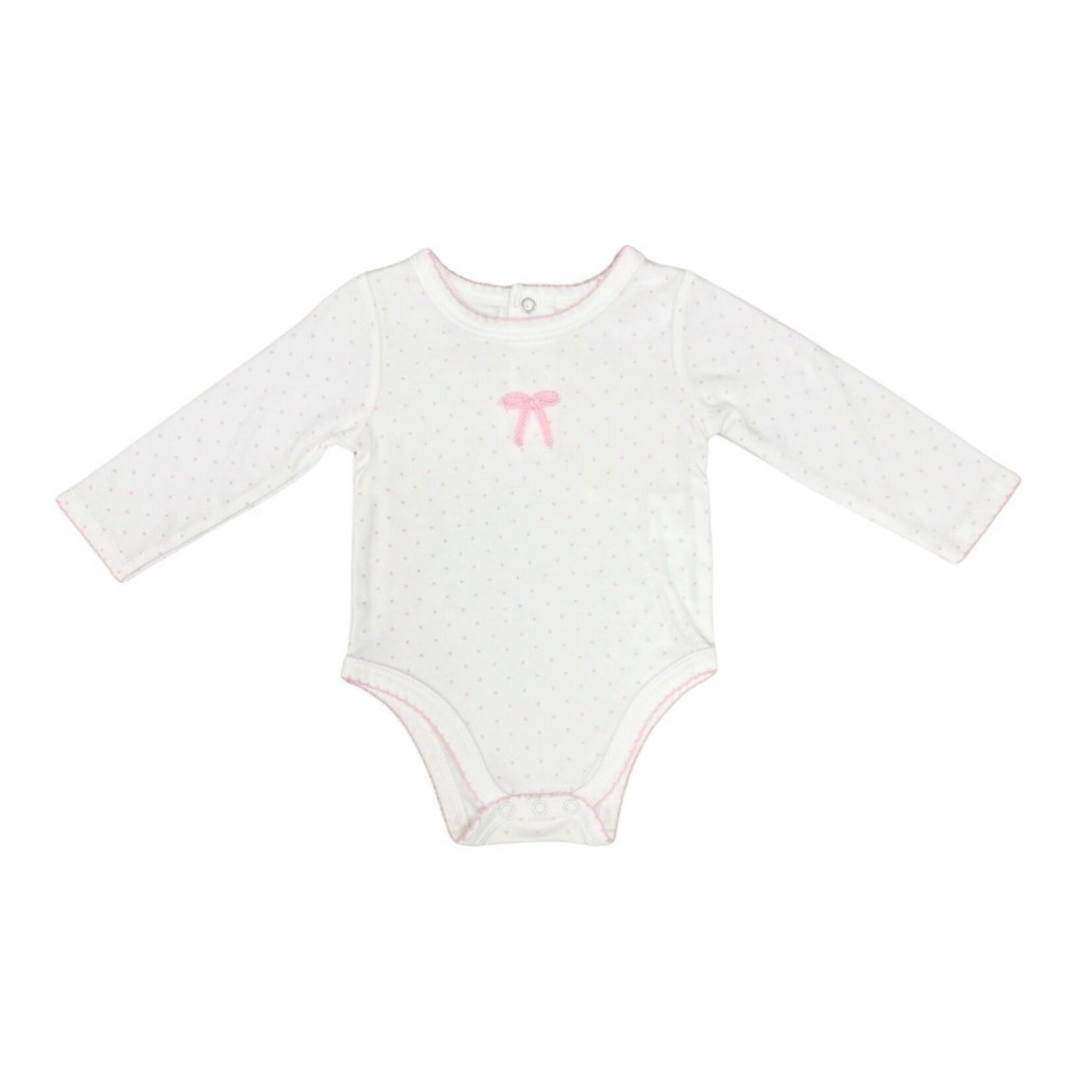 Mudpie Mudpie Pink Bow Crawler