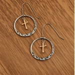 Howards Howard's Wild Spirit Cross Charm Drop Earrings Multi