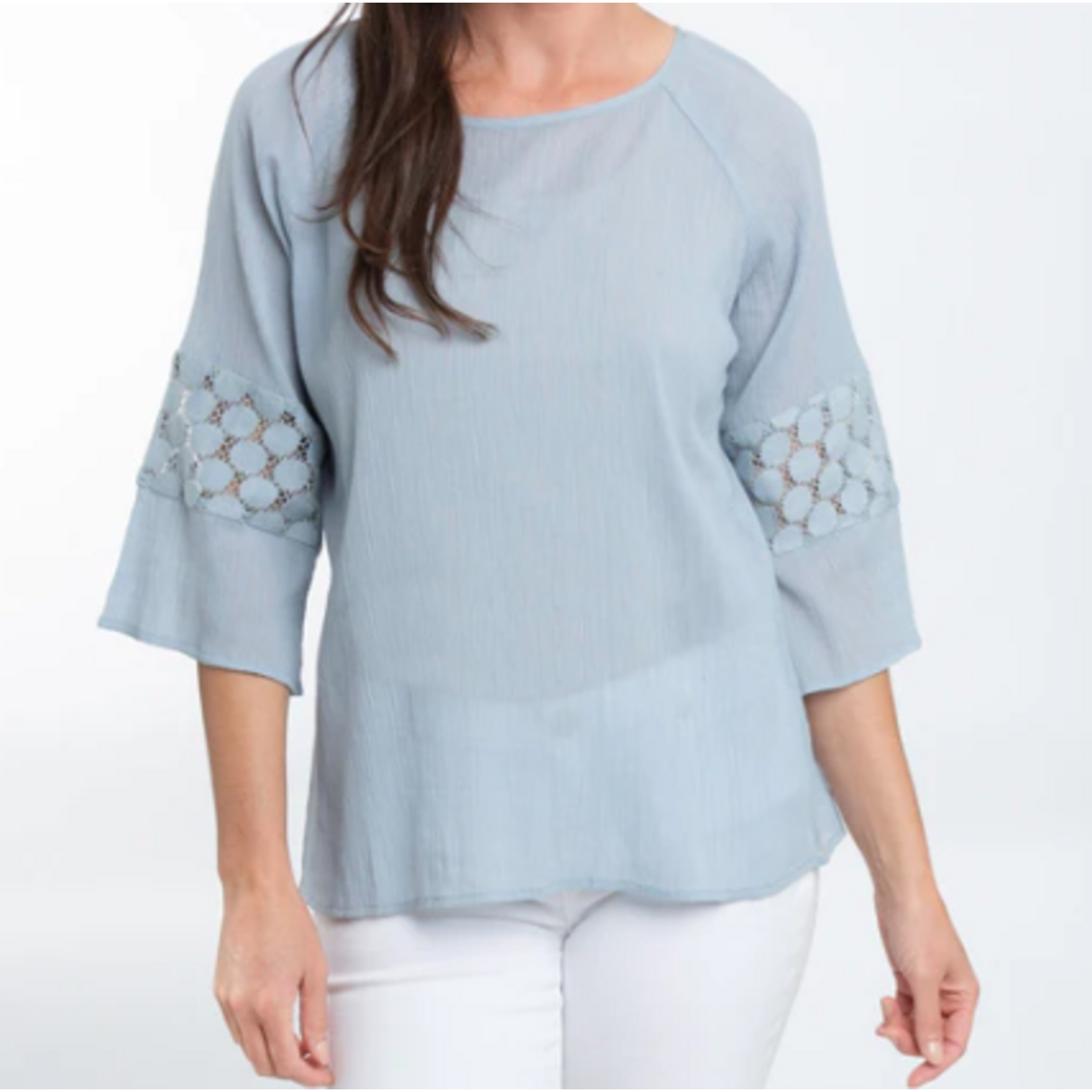 Elsie & Zoey Elsie & Zoey Skylah Blouse Celestial Blue