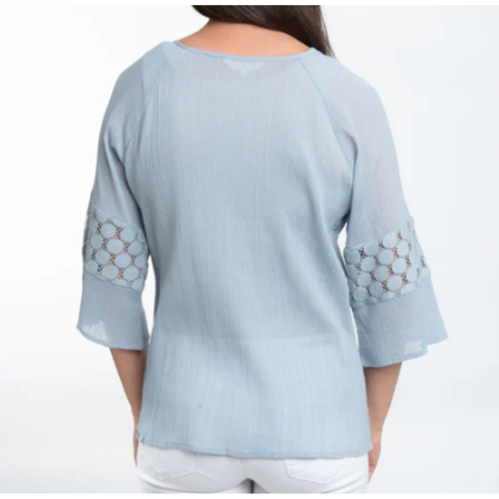 Elsie & Zoey Elsie & Zoey Skylah Blouse Celestial Blue