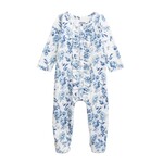 Mudpie Mudpie Blue Floral Sleeper