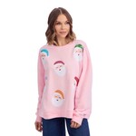 Mudpie Mudpie Holiday Sparkle (Santa) Sweatshirt