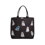 Mudpie Mudpie Sparkle Tote Halloween Ghost
