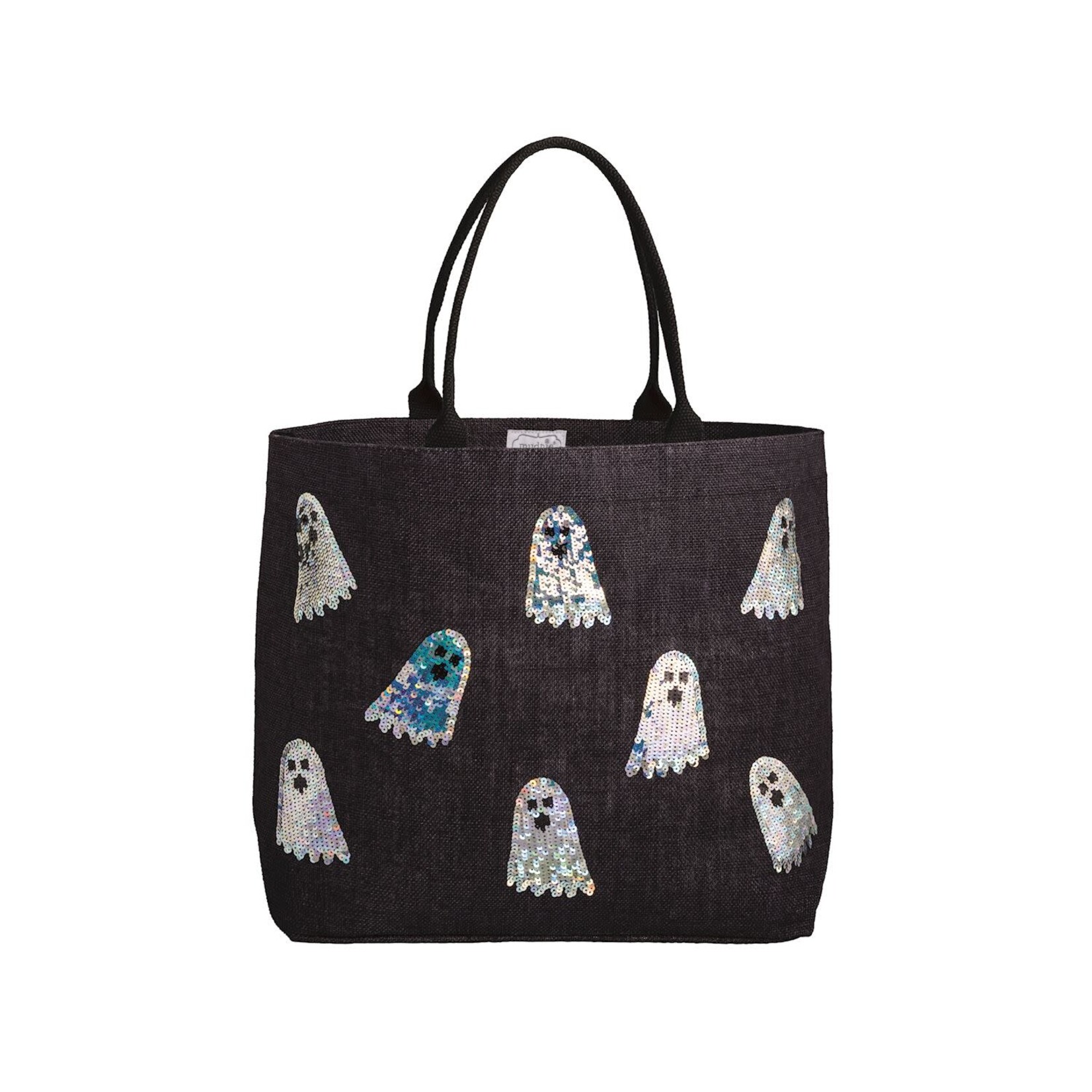Mudpie Mudpie Sparkle Tote Halloween Ghost