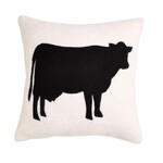 Mudpie Mudpie Felt Pillow Cow