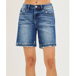 Risen Risen Slouchy Bermuda Shorts Dark Wash 6458