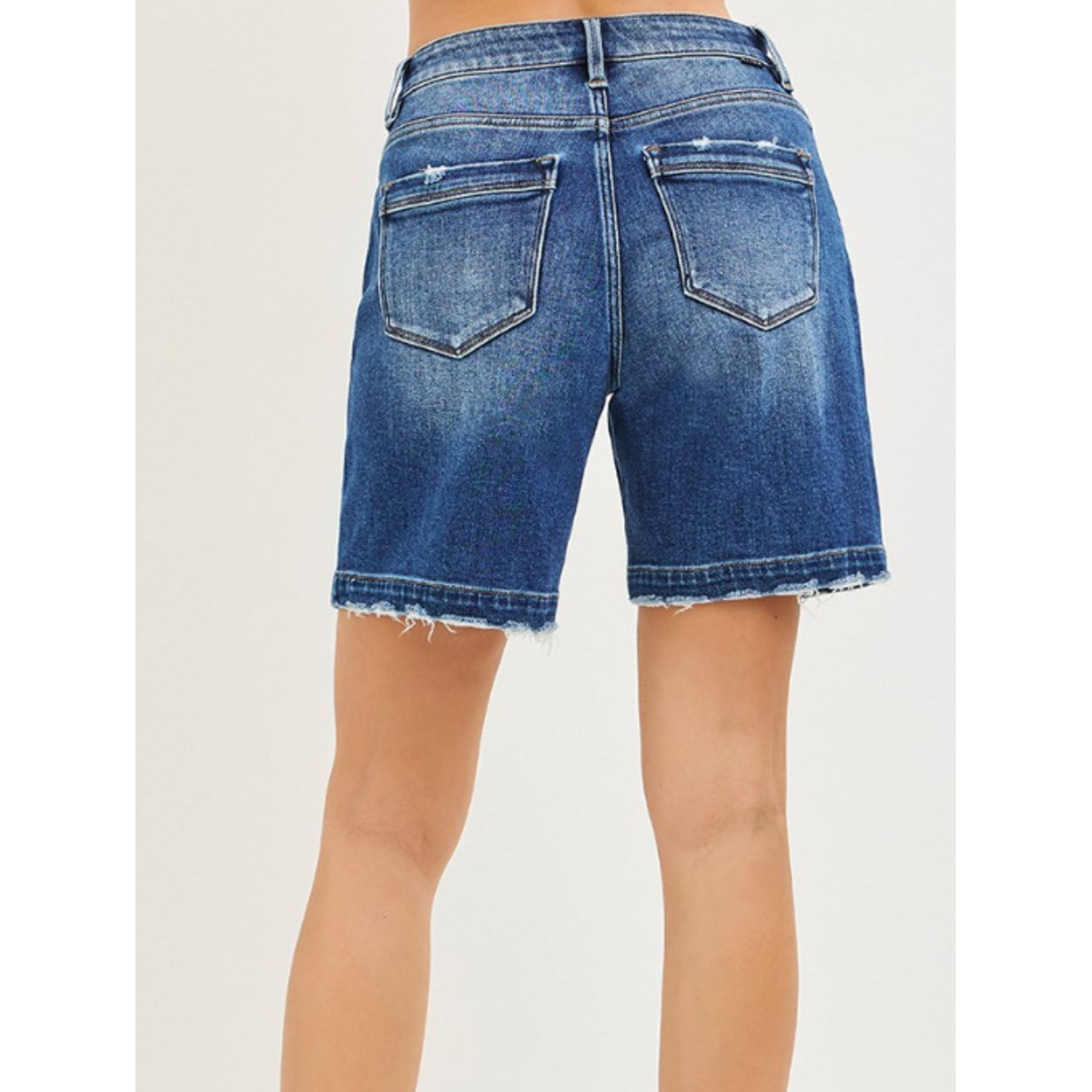 Risen Risen Slouchy Bermuda Shorts Dark Wash 6458