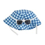 Mudpie Mudpie Bucket Hat & Sunglasses Blue Ginham