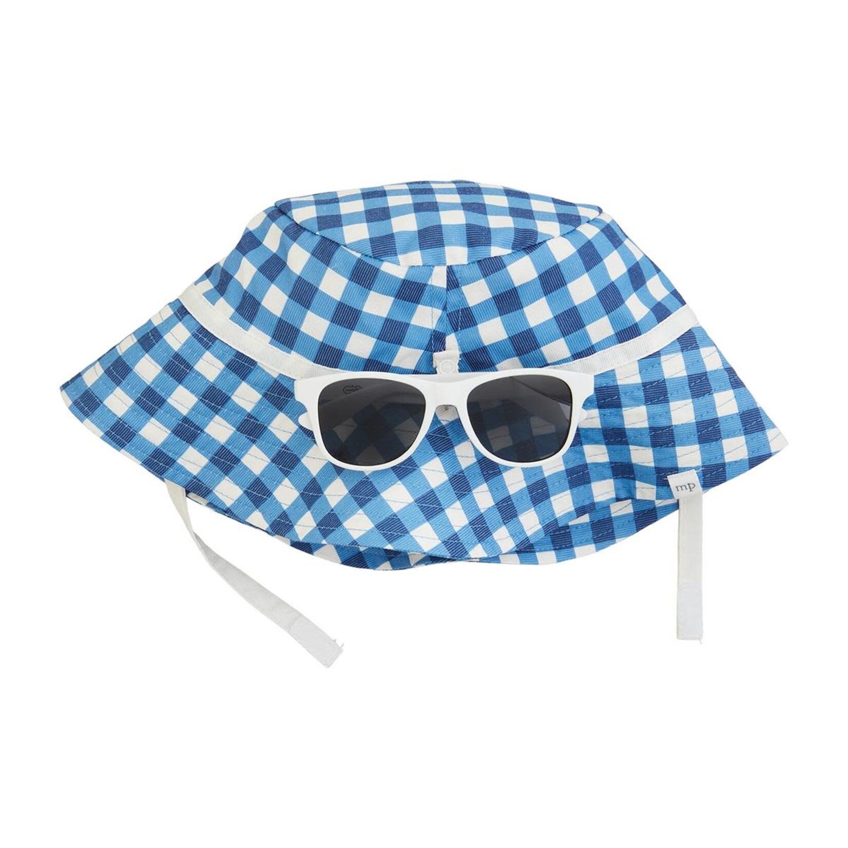 Mudpie Mudpie Bucket Hat & Sunglasses Blue Ginham