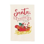 Mudpie Mudpie Santa Stop Towel Illinois