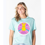 Simply Southern Simply Southern Short Sleeve Tee Peeps Logo Tide Pool