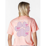 Simply Southern Simply Southern Mineral Wash Short Sleeve Tee Friend Light Peach