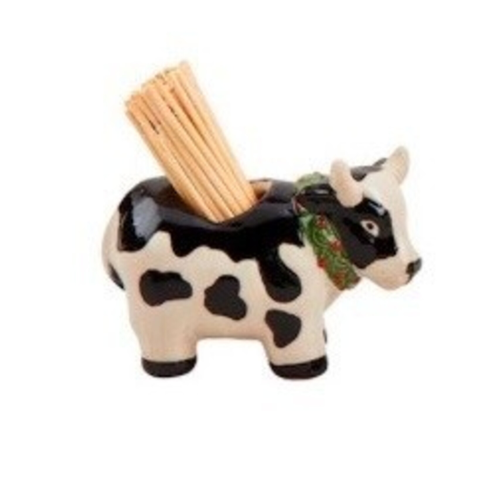 Mudpie Mudpie Farm Animal Toothpick Holder Cow