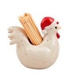 Mudpie Mudpie Farm Animal Toothpick Holder Chicken