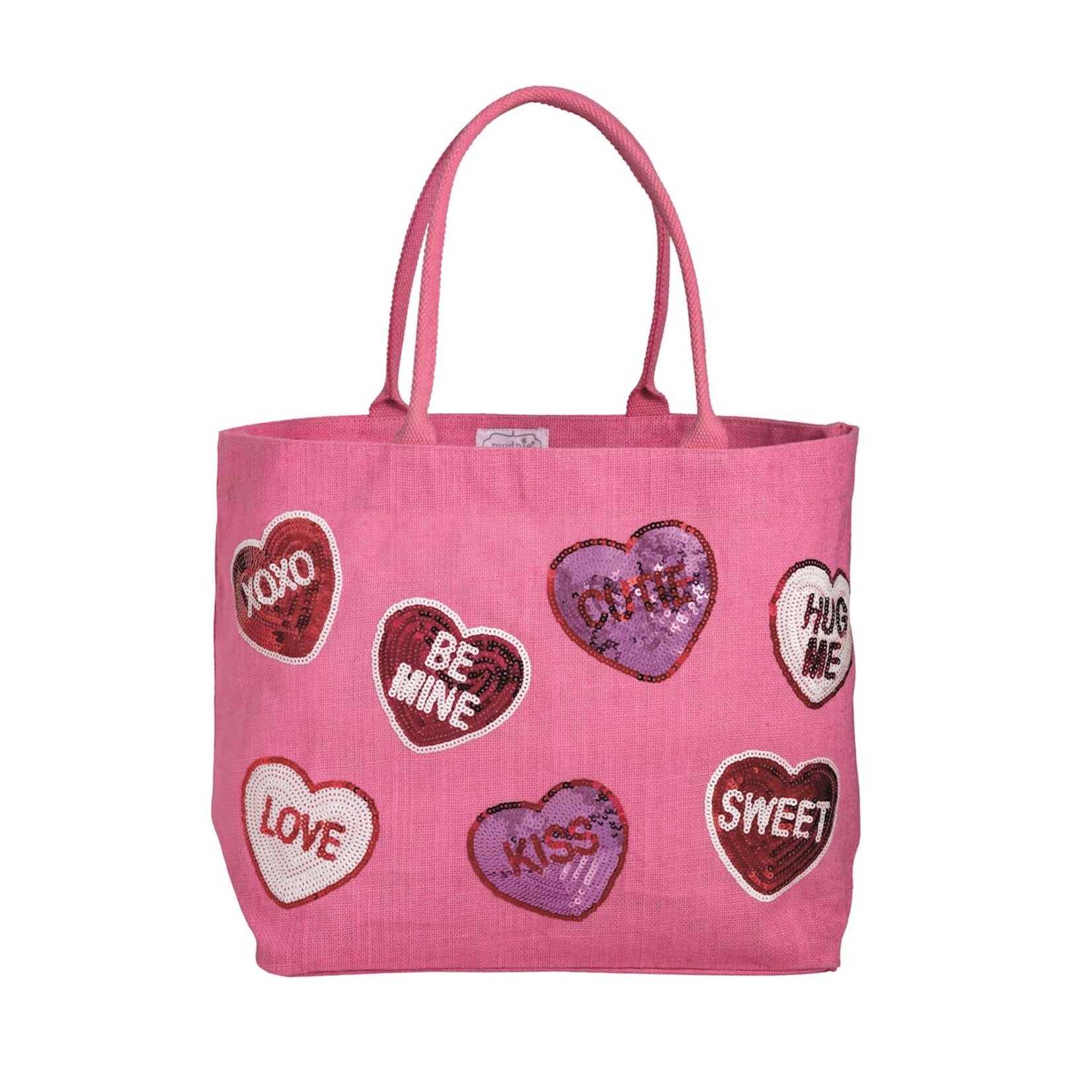 Mudpie Mudpie Valentine Sparkle Tote