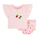 Mudpie Mudpie Daisy Pinafore Set