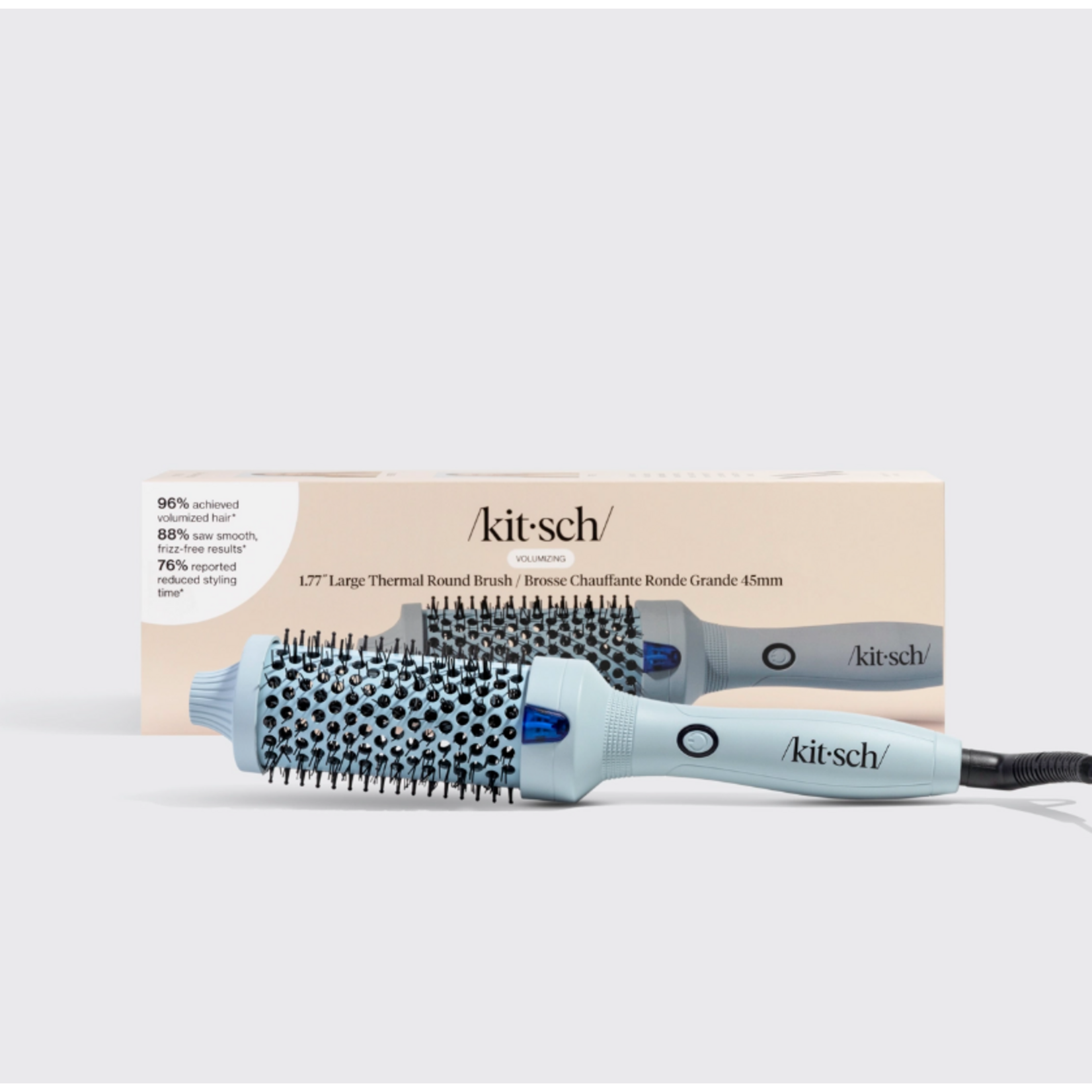 Kitsch Kitsch Large Thermal Round Brush Hazel Blue