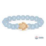 Fahlo Fahlo Journey Sea Turtle Glow-in-the-Dark Bracelet Aqua Glow