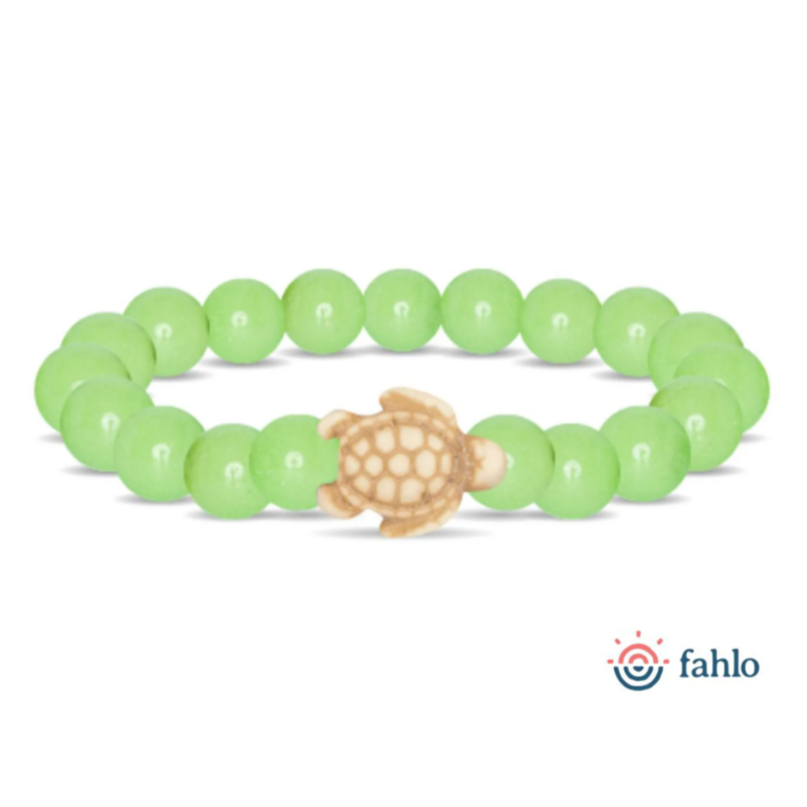 Fahlo Fahlo Journey Sea Turtle Glow-in-the-Dark Bracelet Sage Glow