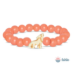 Fahlo Fahlo Scout Wolf Glow-in-the-Dark Bracelet Sunrise Glow