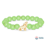 Fahlo Fahlo Scout Wolf Glow-in-the-Dark Bracelet Sage Glow