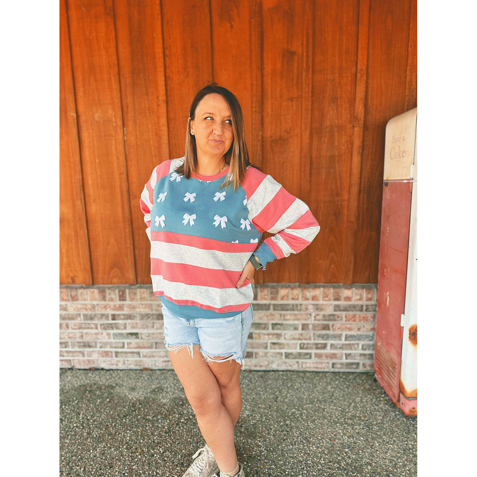 Simply Southern Simply Southern Crewneck Patch USA