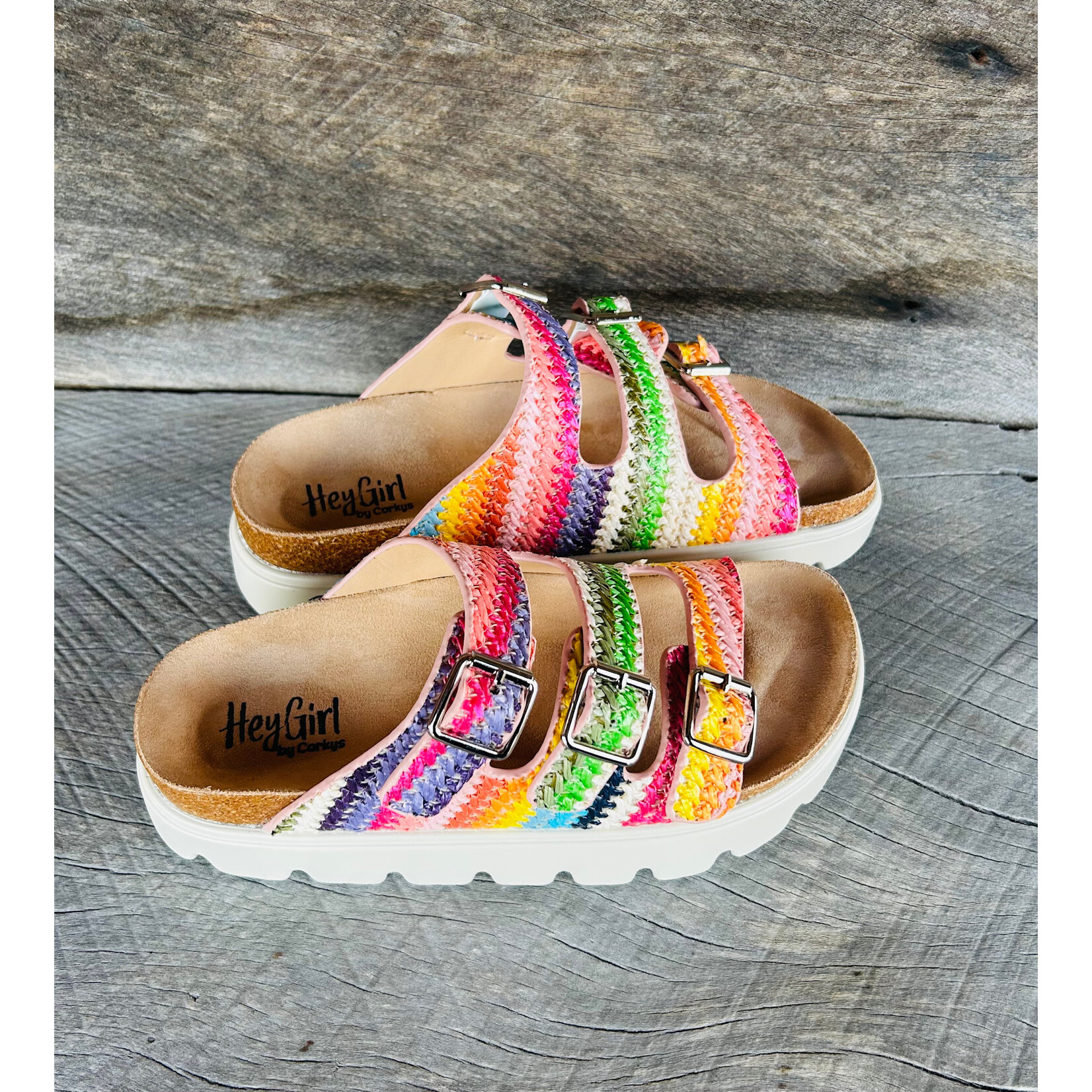 Corkys Corkys Threes Company Platform Sandal Multi