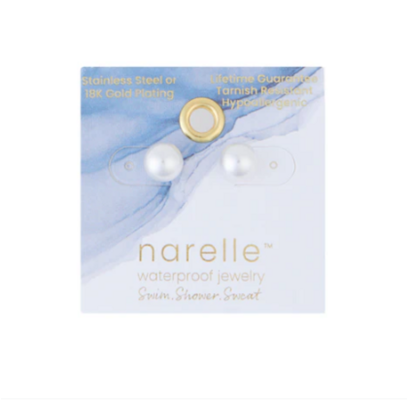 Howards Howard's Narelle Waterproof Pearl Stud Earrings