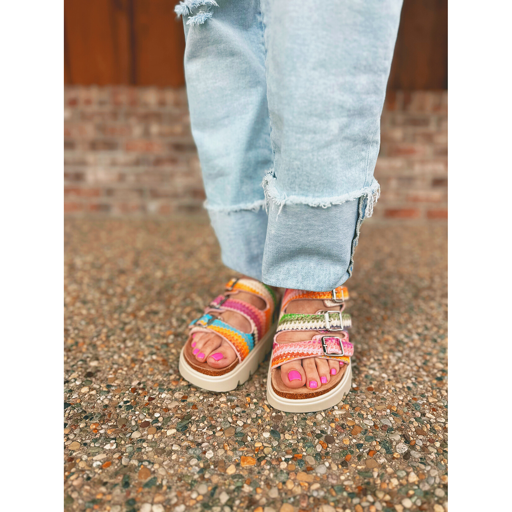 Corkys Corkys Threes Company Platform Sandal Multi