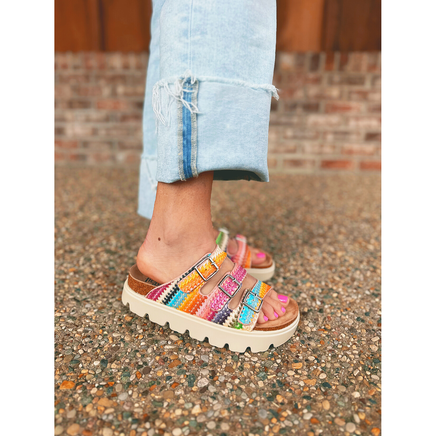 Corkys Corkys Threes Company Platform Sandal Multi