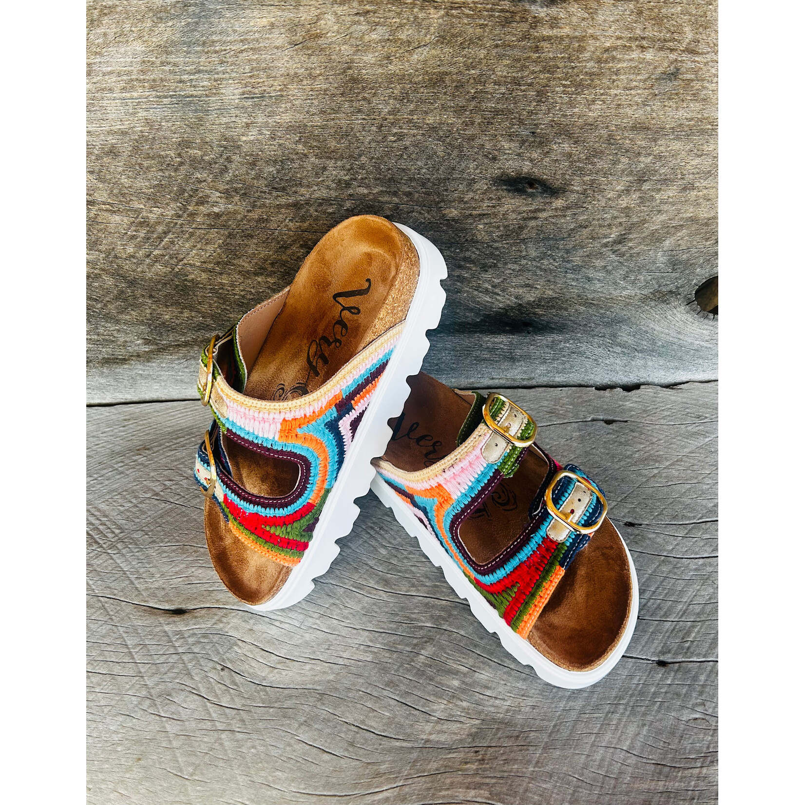 Very G Rayna Platform Sandal in Multi