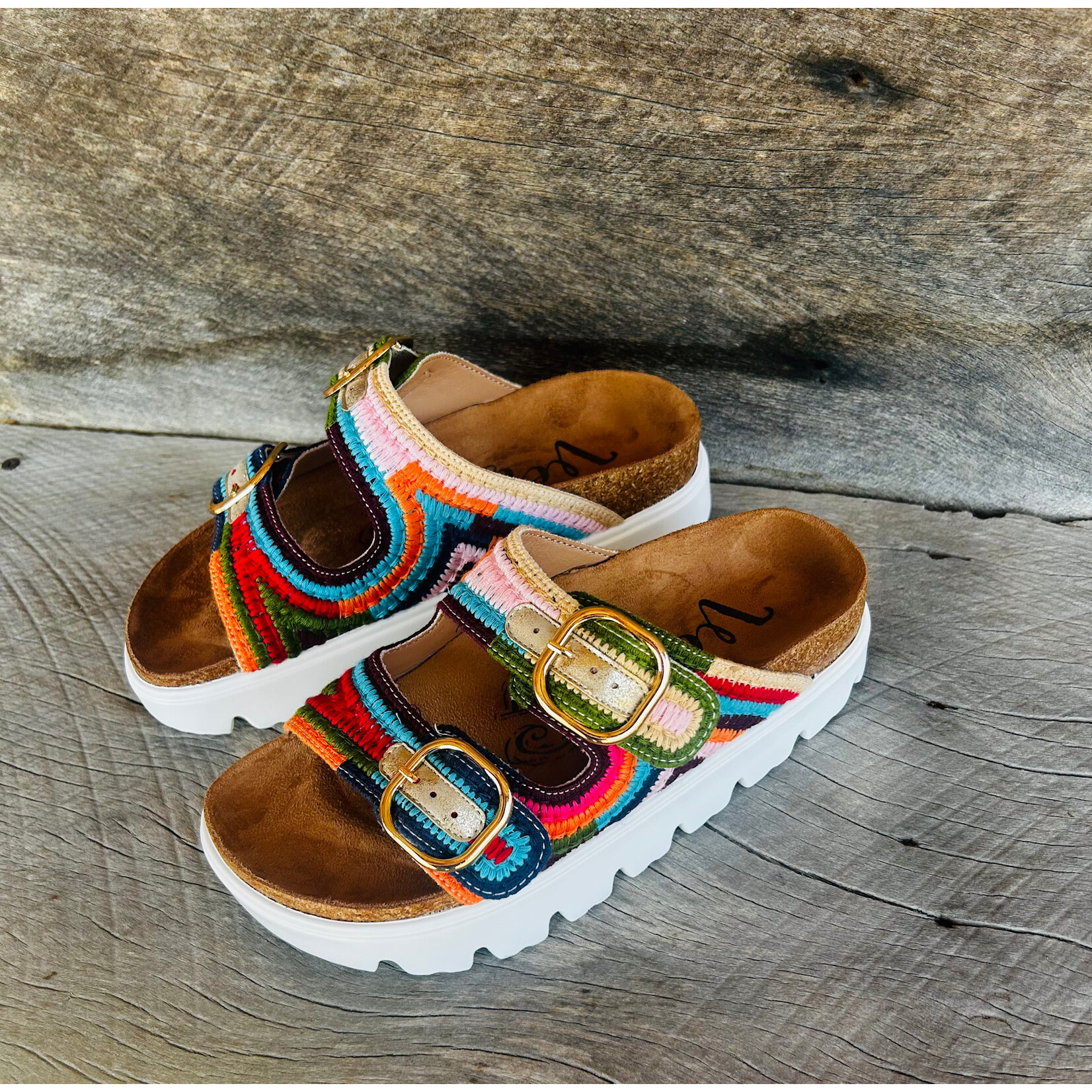 Very G Rayna Platform Sandal in Multi