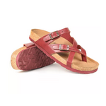 Aerothotic Aerothotic Celestis Strappy Sandal Wine Red 1105