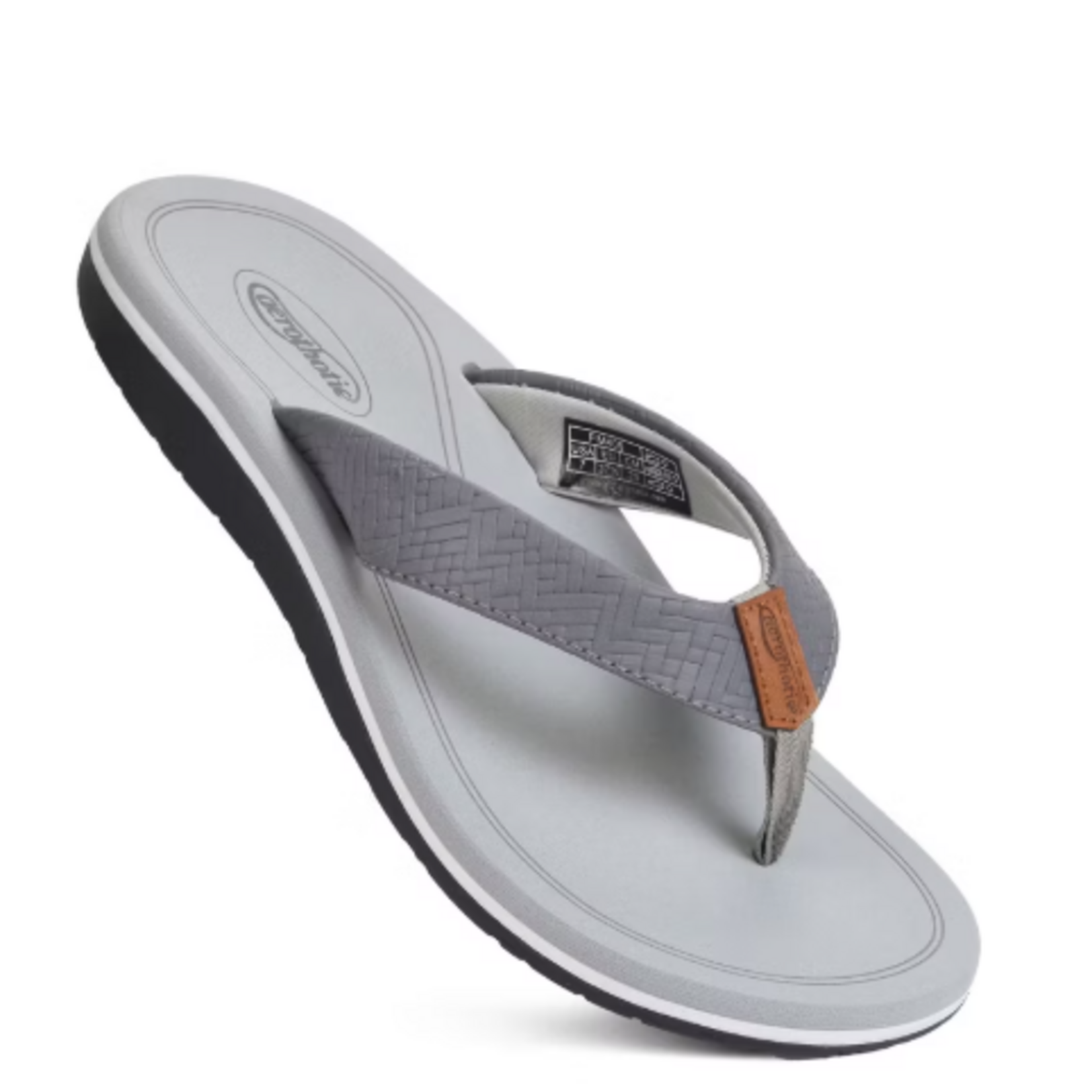 Aerothotic Aerothotic Solace Lightweight Flip Flops Grey
