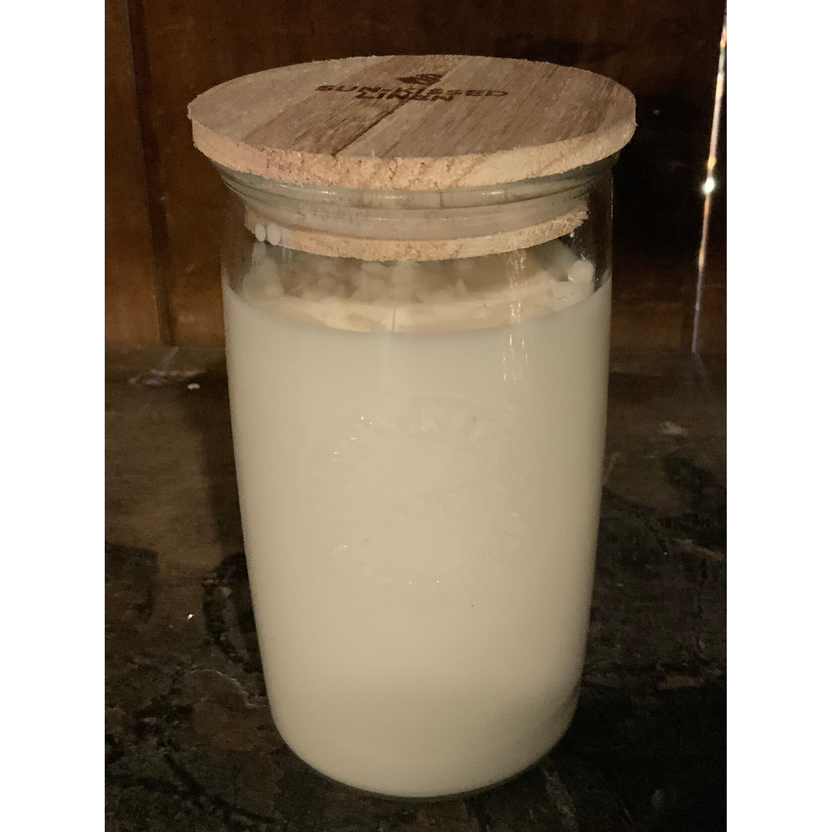 Swan Creek Swan Creek Logo Jar Sun-Kissed Linen 12oz