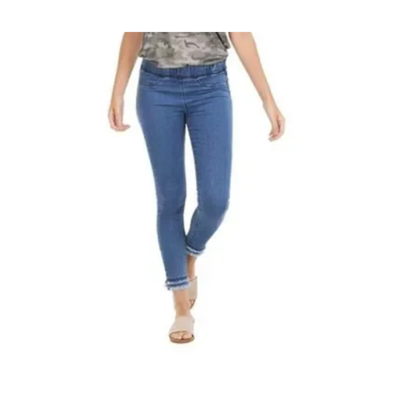 Mudpie Mudpie Harlyn Fringe Jeans Blue