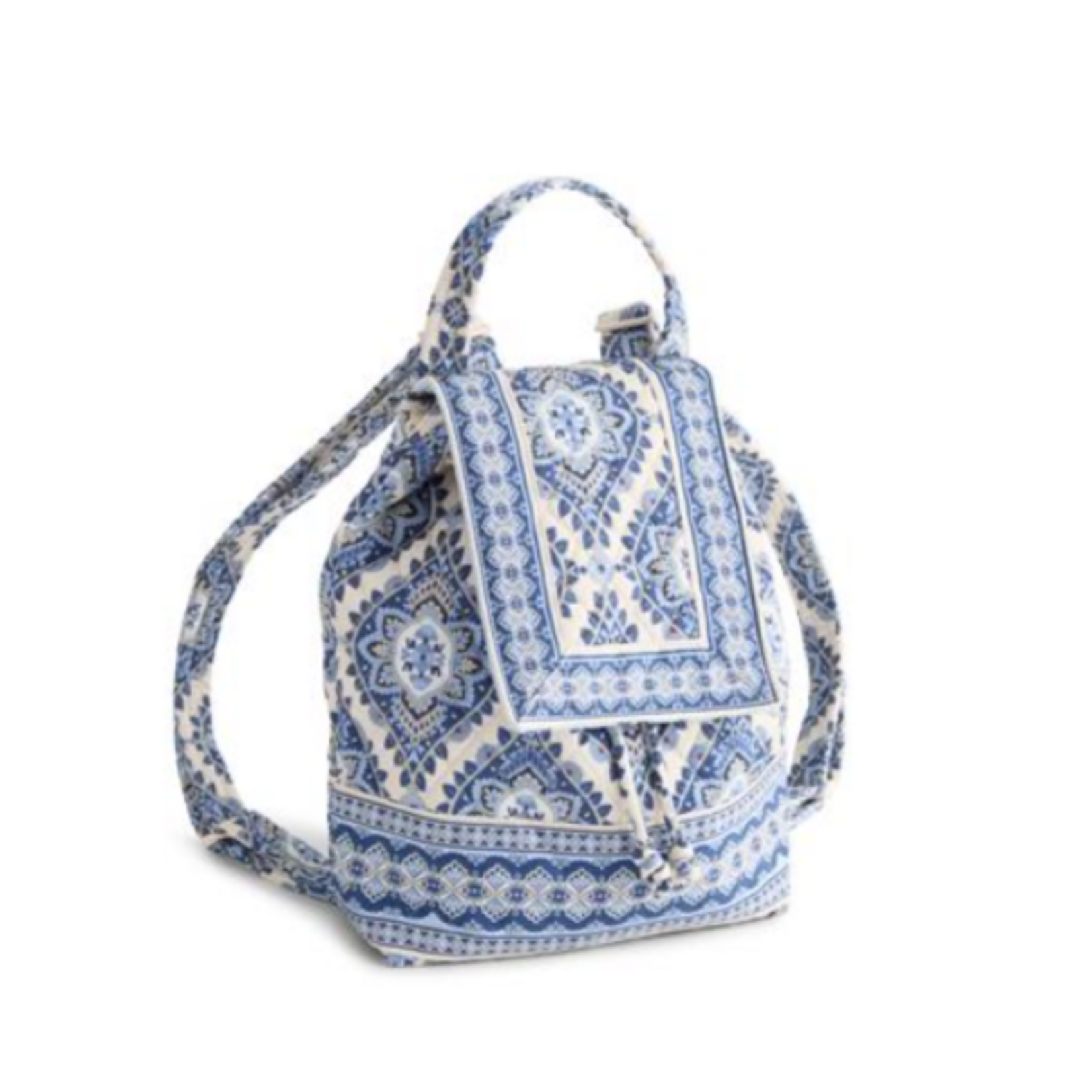 Vera Bradley Vera Bradley Original Drawstring Backpack Cambridge Blues