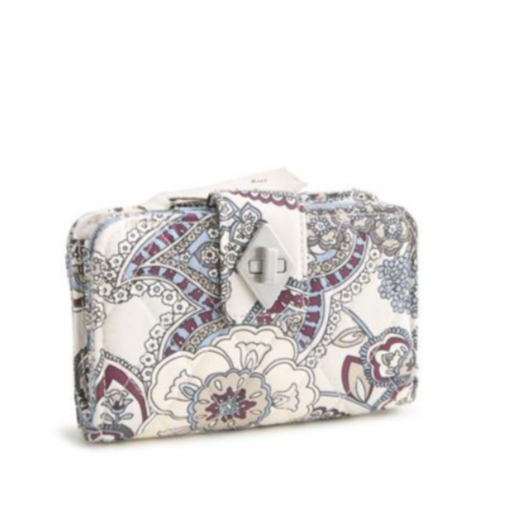 Vera Bradley Vera Bradley Small Turnlock Wallet Neurtral Rhapsody