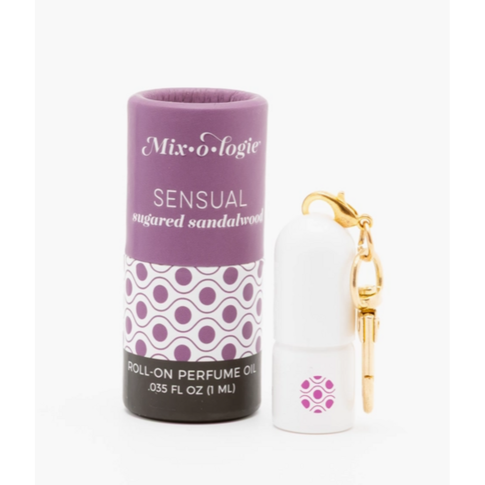 Mix-o-logie Mix-o-logie Mini Rollerball Perfume Keychain Sensual (Sugared Sandalwood)