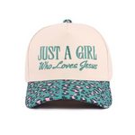 Zenana Zenana Just A Girl Who Loves Jesus Canvas Cap Cougar