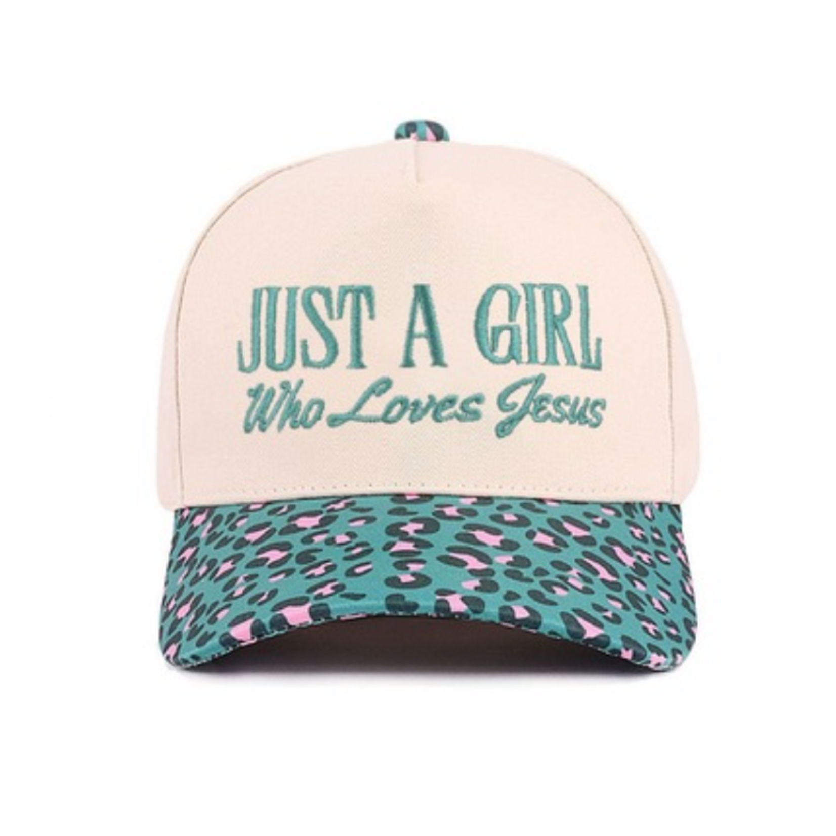 Zenana Zenana Just A Girl Who Loves Jesus Canvas Cap Cougar
