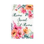 Evergreen Pastels of Nature Burlap Garden Flag (Home Sweet Home)