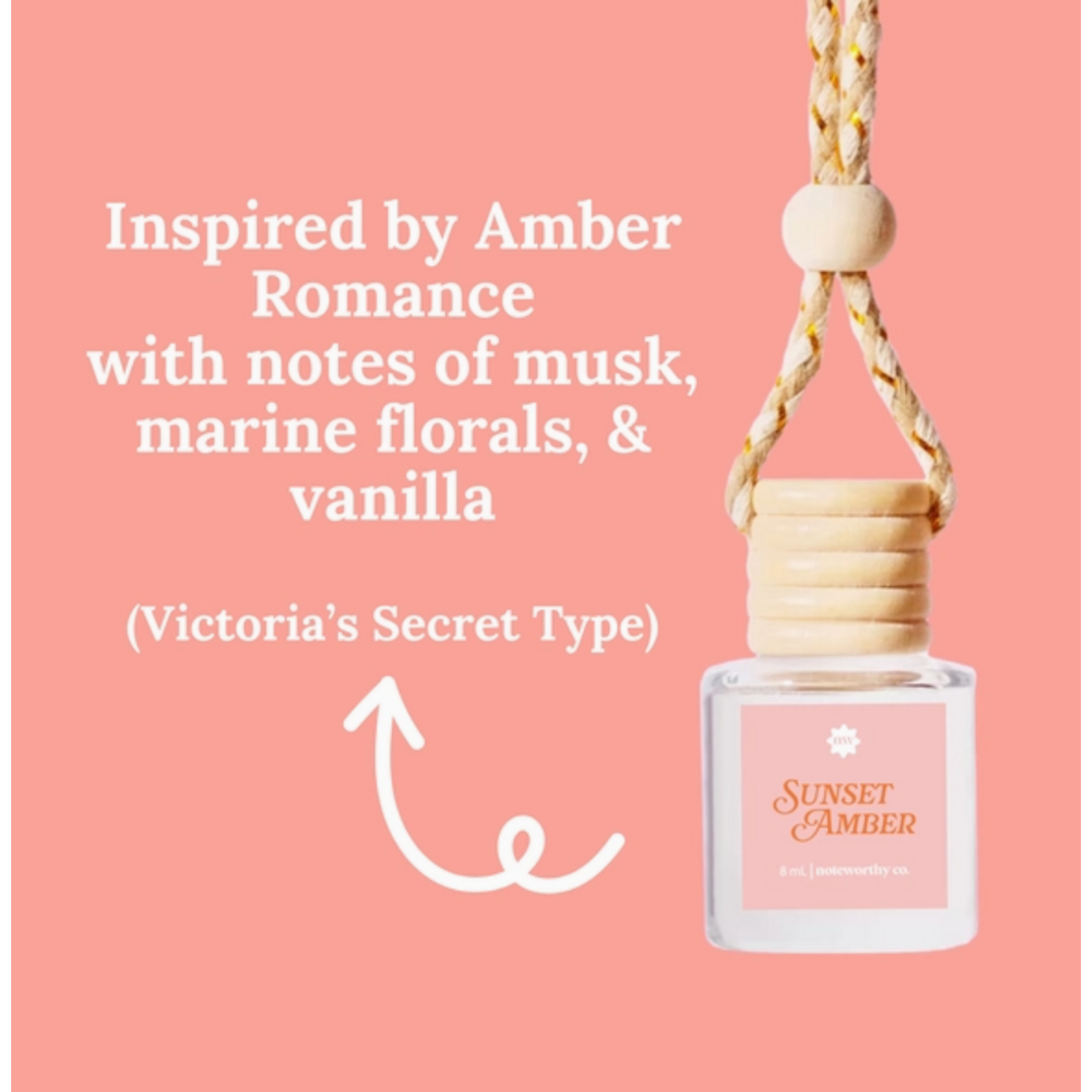 Noteworthy Co. Noteworthy Co. Car Diffuser Sunset Amber