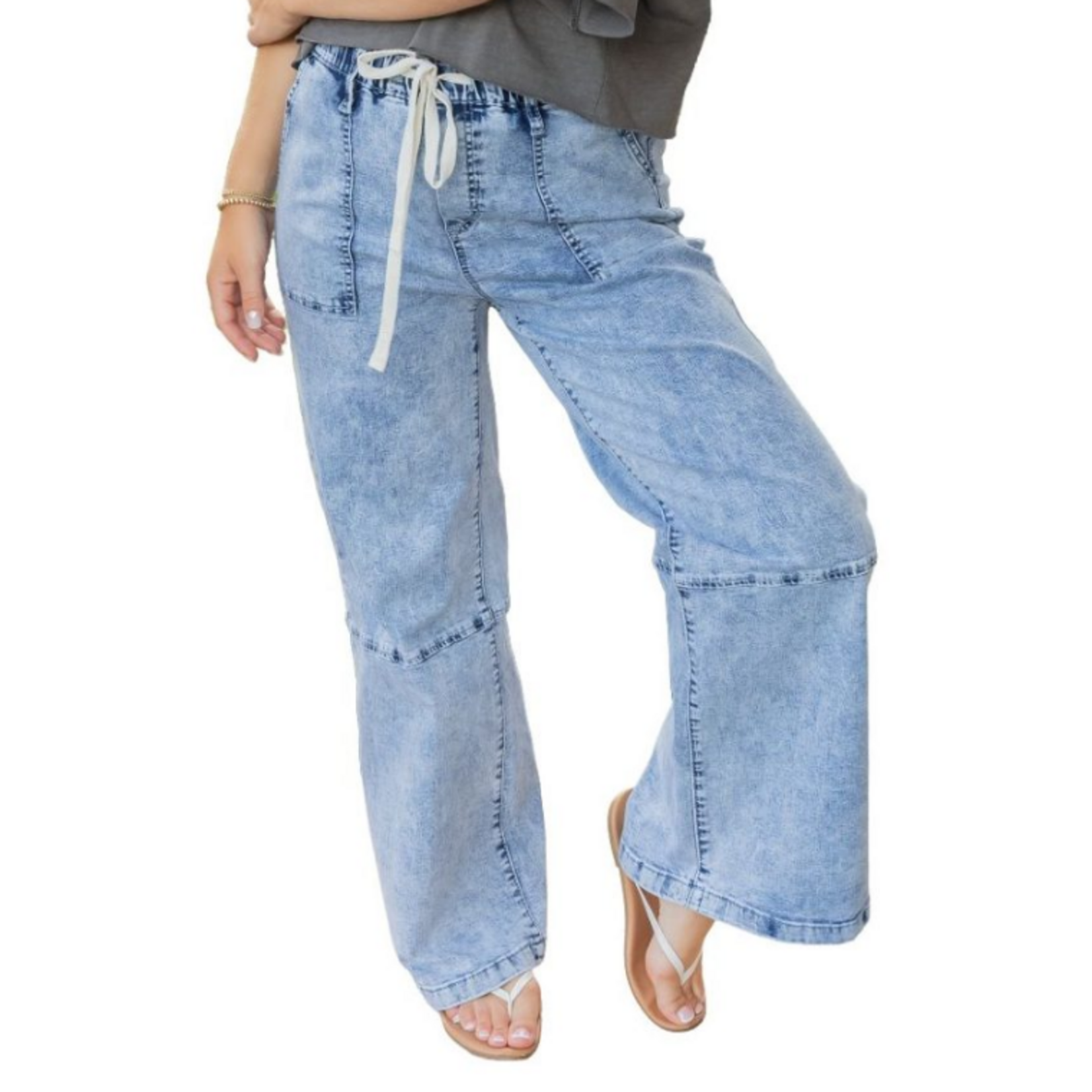 Simply Southern Simply Southern Denim Utility Pant