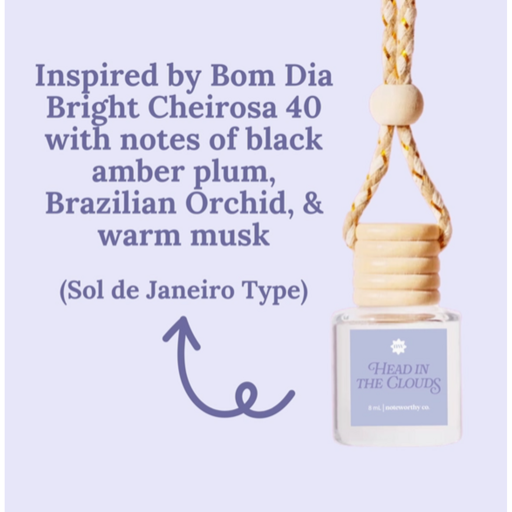 Noteworthy Co. Noteworthy Co. Car Diffuser Head in the Clouds