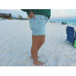 Judy Blue Judy Blue Midrise Rainbow Thread Shorts 150103