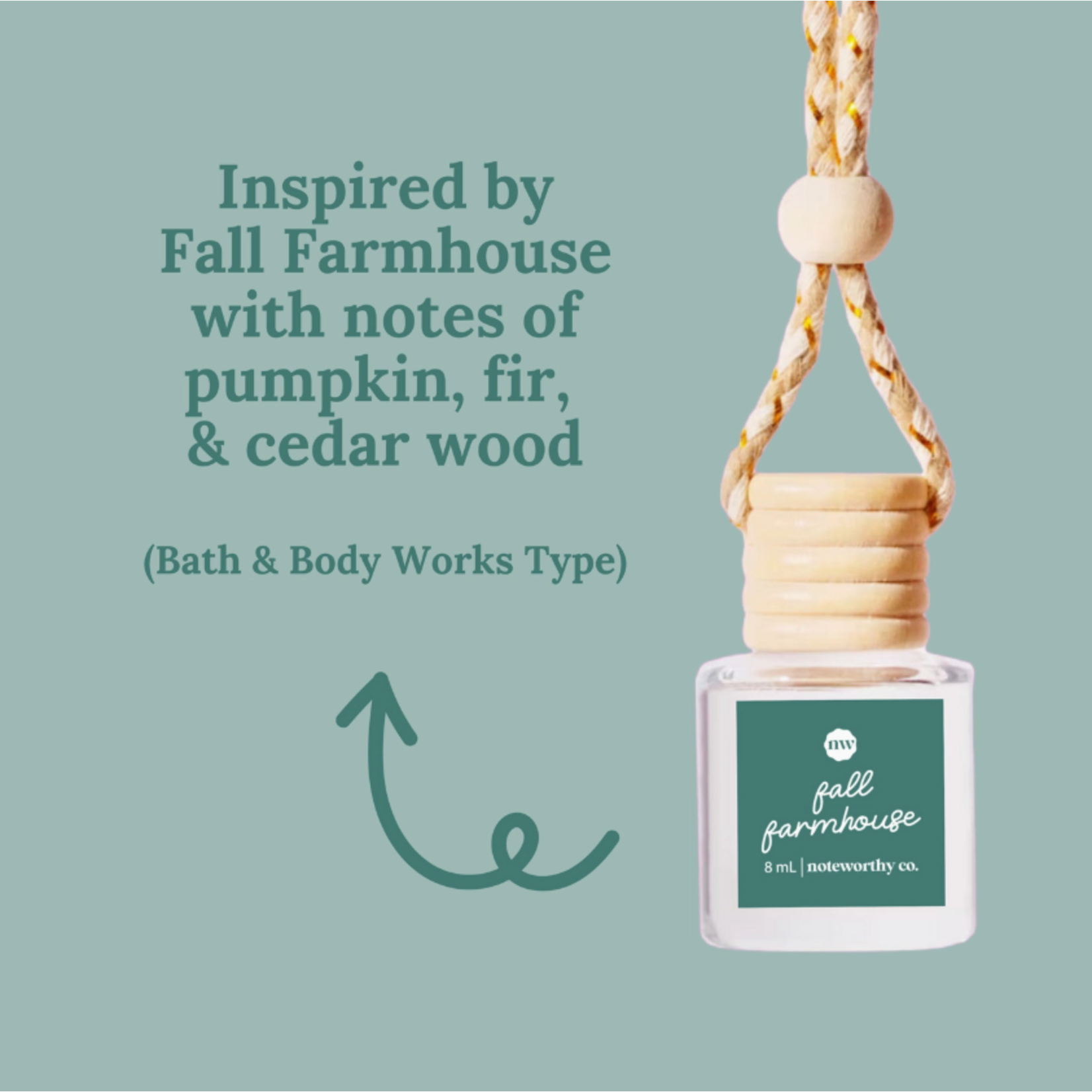 Noteworthy Co. Noteworthy Co. Car Diffuser Fall Farmhouse