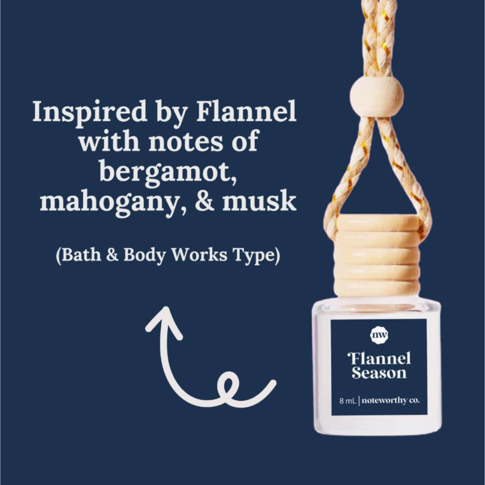 Noteworthy Co. Noteworthy Co. Car Diffuser Flannel Season